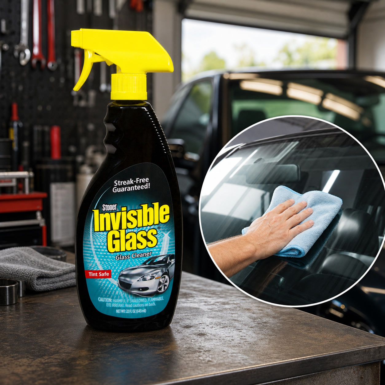 Glass Cleaner Streak - Limpiador de Vidrios Premium Sin Rayas