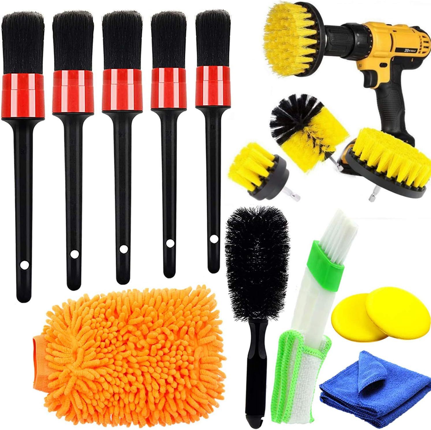 Juego de 20 Cepillos para Limp - Interior Detailing Kit reseña y precio