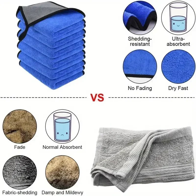 Toalla de limpieza de microfib - Microfiber Towel Detailing reseña y precio